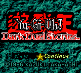 Yu-Gi-Oh! - Dark Duel Stories Title Screen